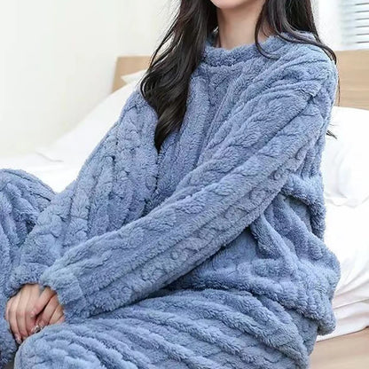 Varme Vinter Pyjamas Sæt - Dame